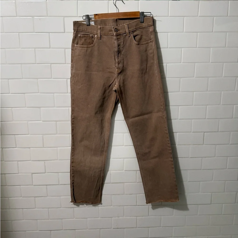 GAP Cheeky Straight High Rise Cropped Jeans - Picture 2 of 5